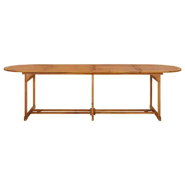 11-osaline akaatsiapuidust aiamööbli komplekt, pruun, laud 280 x 90 x 75 cm – 7