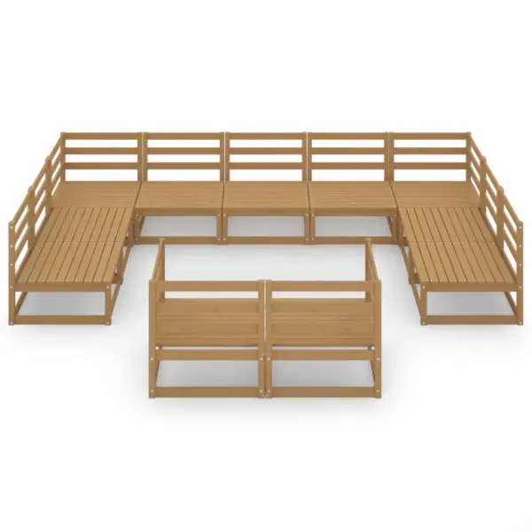 11-osaline aiadiivanikomplekt meekarva männipuidust, modulaarne – 3