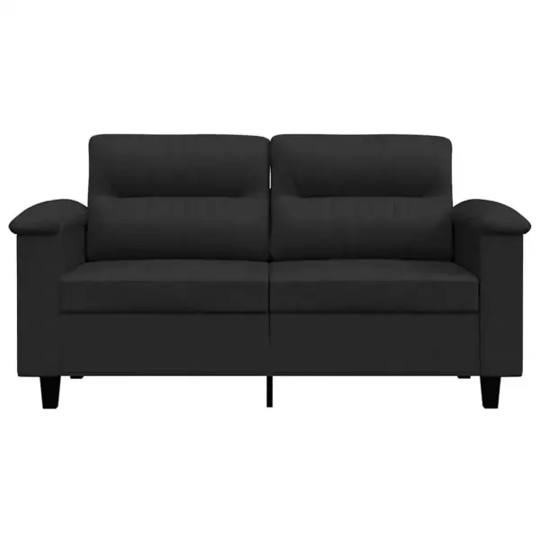 2-kohaline diivan mikrofiiberkangaga, must, 150 x 77 x 80 cm, istmelaius 120 cm – 4