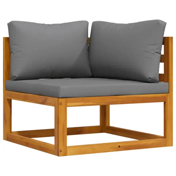 2-osaline akaatsiapuidust diivanikomplekt tumehallide patjadega – 5