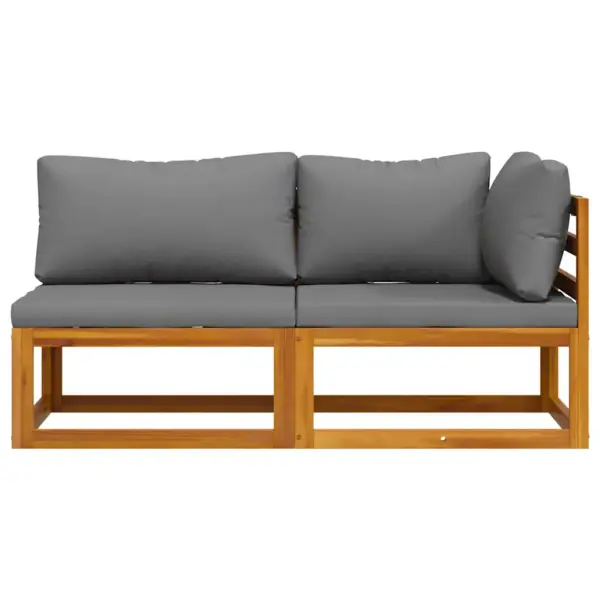 2-osaline akaatsiapuidust diivanikomplekt tumehallide patjadega – 7