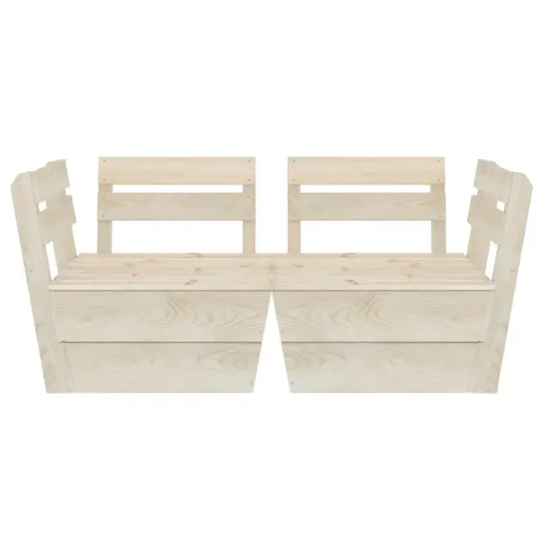 2-osaline kaubaalustest nurgadiivani komplekt, immutatud kuusepuit, iga moodul 60 x 60 x 65 cm – 3