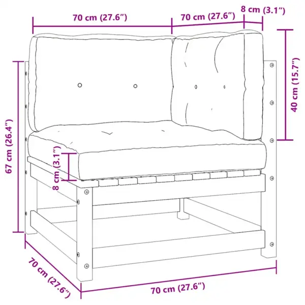 2-osaline aiadiivani komplekt nurgadiivani ja jalatoega, täismännipuit, antratsiithallid padjad – 5