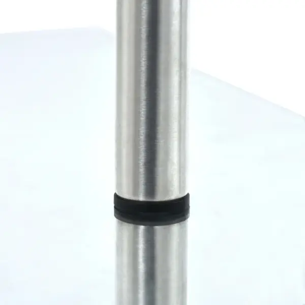 3-korruseline kööginurgariiul tööpinnale, karastatud klaas, läbipaistev ja hõbedane – 7