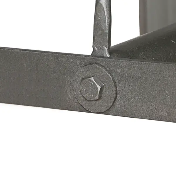 3-osaline baarikomplekt taaskasutatud tiigipuust ja terasest, pruun – 7