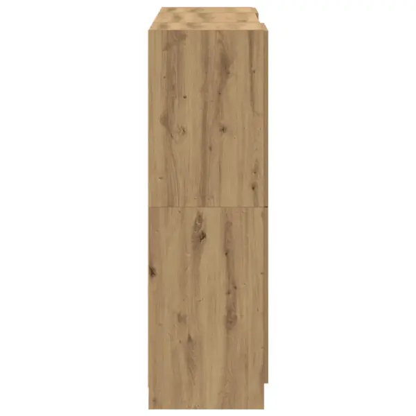 3-osaline köögikapikomplekt avatud riiulitega, kunsttamm, tehispuit, 133 x 41,5 x 131,5 cm – 8