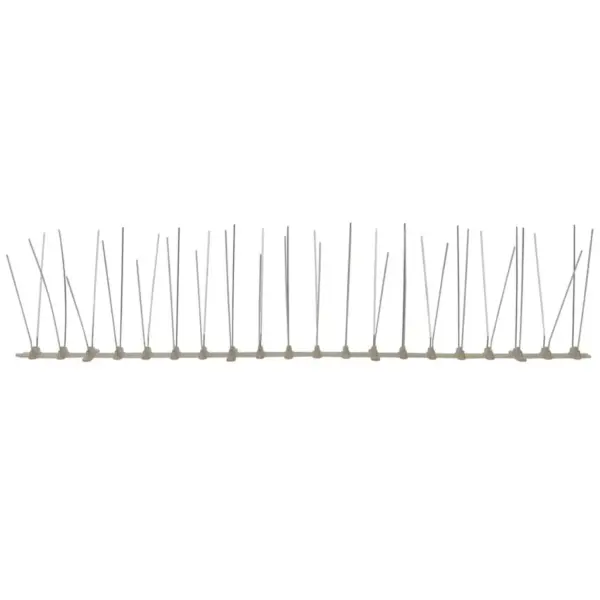 4-realine linnupiigikomplekt, plast ja roostevaba teras, 6 tk, 3 m – 5