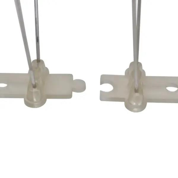 4-realine linnupiigikomplekt, plast ja roostevaba teras, 6 tk, 3 m – 6