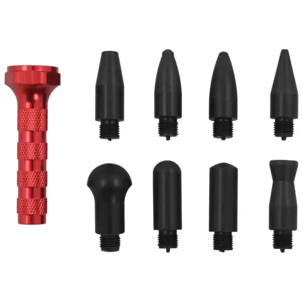 45-osaline ilma värvita autode mõlgieemalduskomplekt liimipüstoli ja kandekotiga – 10