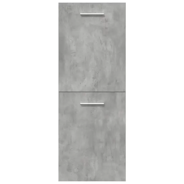5-osaline vannitoamööbli komplekt, betoonhall tehispuit, keraamilise 91 cm valamuga - 11