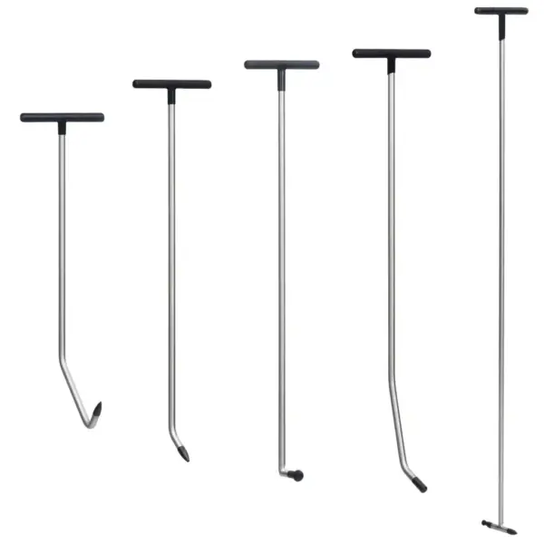 5-osaline värvivaba mõlkide eemaldamise komplekt autole, roostevaba teras, 5 konksvarrast ja 9 asendusotsakut – 2