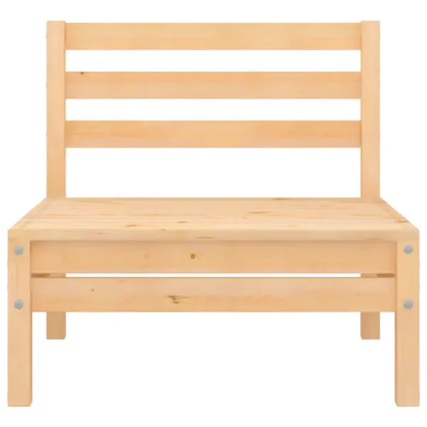 6-osaline aiadiivanikomplekt, täismännipuit, pruun, diivaniosa 63,5 x 63,5 x 62,5 cm – 7