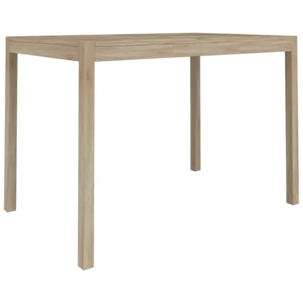 7-osaline akaatsiapuidust söögilauakomplekt, pruun, laud 110 x 70 cm - 4