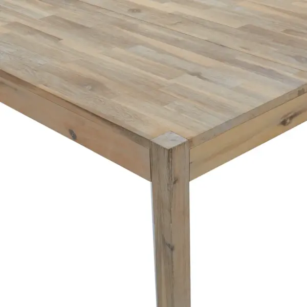 7-osaline akaatsiapuidust söögilauakomplekt, pruun, laud 110 x 70 cm - 6