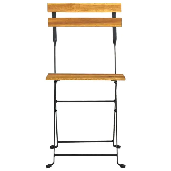 7-osaline kokkupandav aiamööbli komplekt, akaatsiapuit, laud 120 x 70 cm – 4