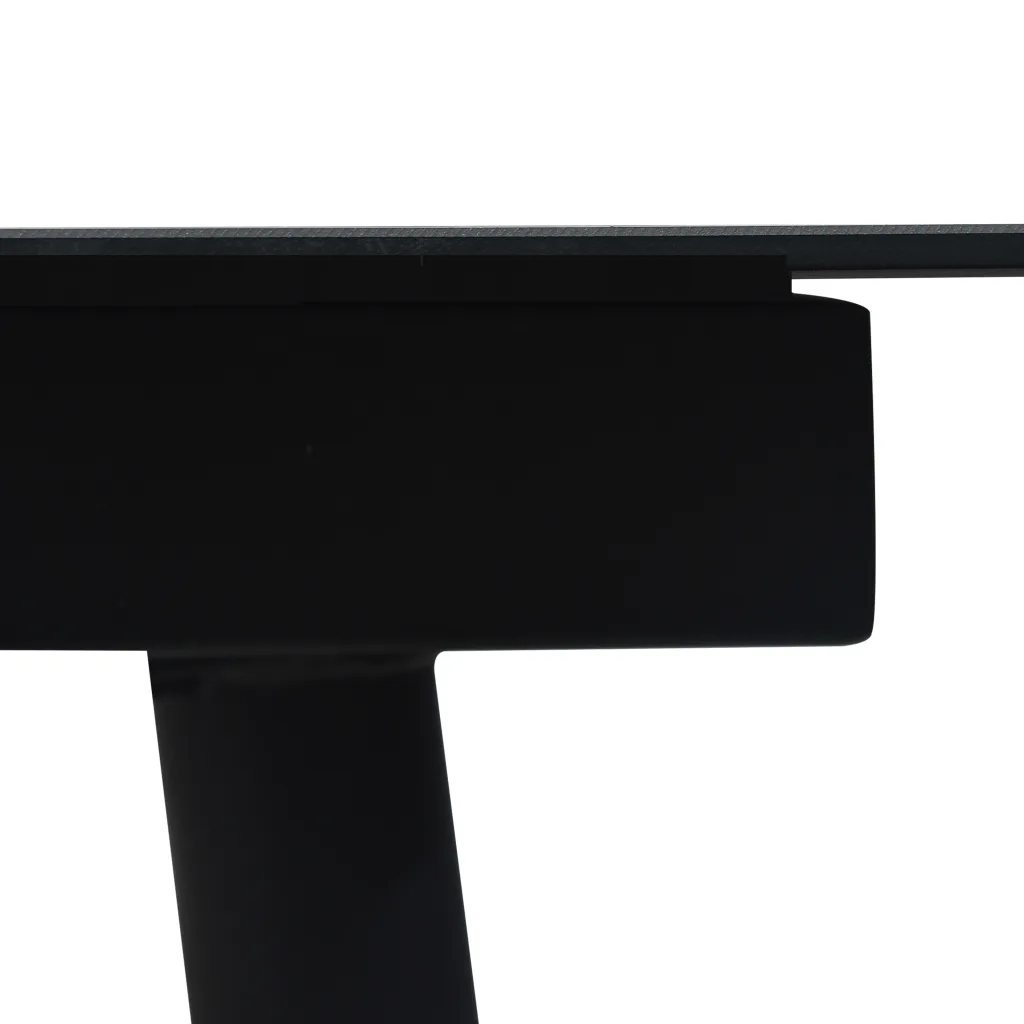 7-osaline aiamööbli komplekt, must PVC-rotang, klaaslauaga, laud 150 x 80 cm