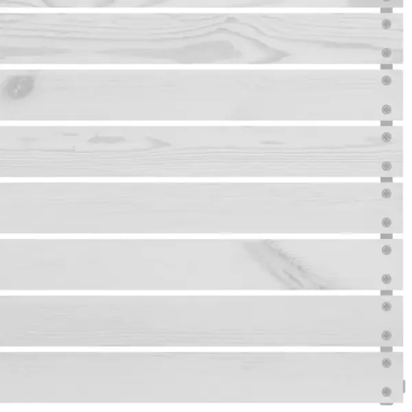 7-osaline modulaarne aiadiivanikomplekt, valge männipuidust – 5