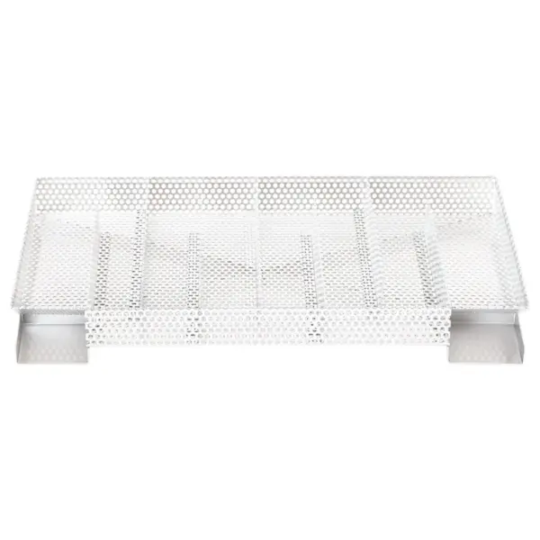 Külmsuitsu generaator suitsuahjule, 8-kambriline, 35 cm, roostevaba teras 304, hõbedane – 3