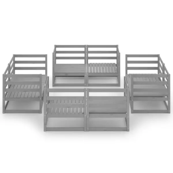 8-osaline hall männipuidust aiadiivanikomplekt, nurgamoodulid, 70 x 70 x 67 cm – 3
