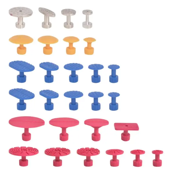 80-osaline auto mõlkide eemaldamise komplekt, roostevaba teras, liughaameri ja liimipüstoliga – 2