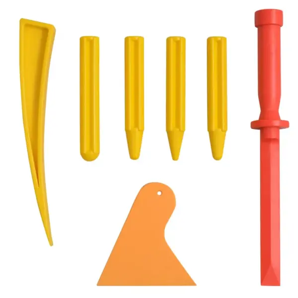 80-osaline auto mõlkide eemaldamise komplekt, roostevaba teras, liughaameri ja liimipüstoliga – 6