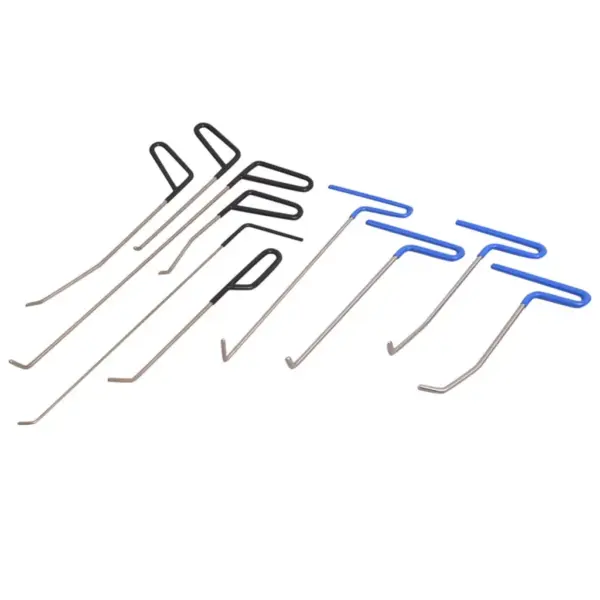 80-osaline auto mõlkide eemaldamise komplekt, roostevaba teras, liughaameri ja liimipüstoliga – 8