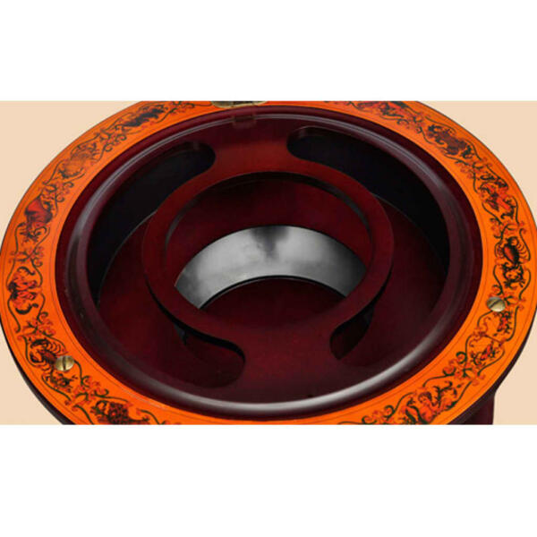 Põrandal seisev gloobusbaar ratastel, puidust alus, antiikne kaart – 6