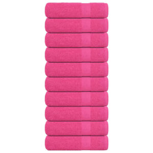 Roosad duširätikud FROGN, 10 tk, 100% puuvill, 70 x 140 cm, 360 g/m²