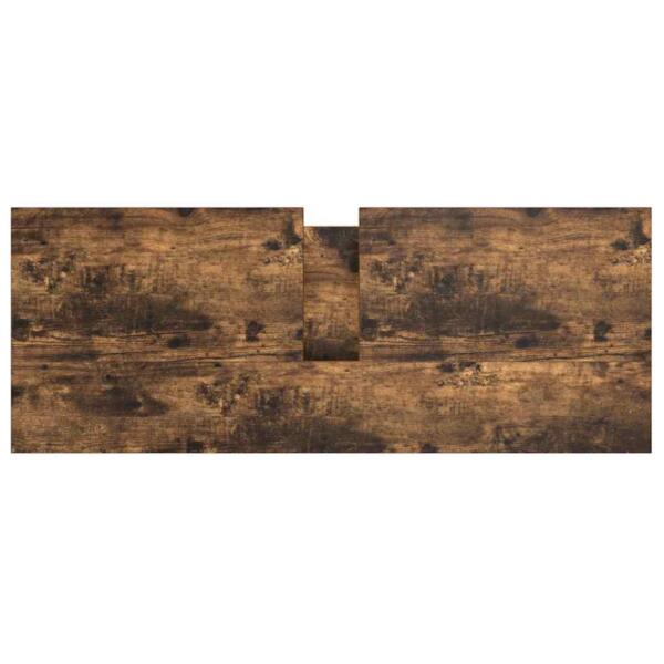 Vannitoa valamualune kapp 2 sahtliga rustikaalne pruun musta raamiga – 9