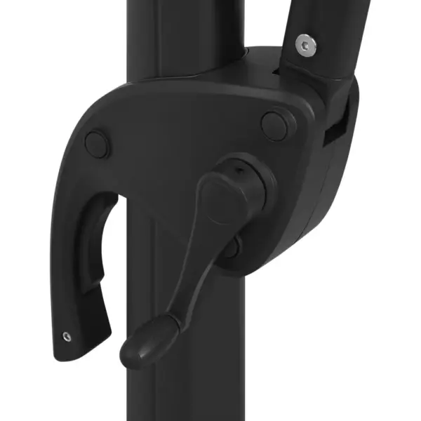 Nelinurkne aia päikesevari vända ja kaldefunktsiooniga, liivakarva, 250 x 250 cm – 8