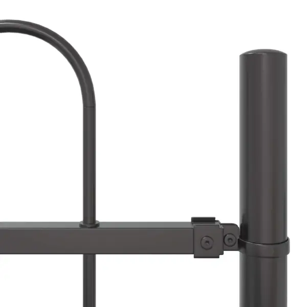 Aia piirdeaiapaneelid, 2 tk, hall pulbervärvitud teras, 3,4 x 0,6 m – 7