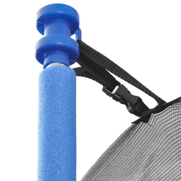 5-osaline aiabatuudikomplekt turvavõrgu, redeli ja vihmakattega, 3,96 m, must-sinine – 6
