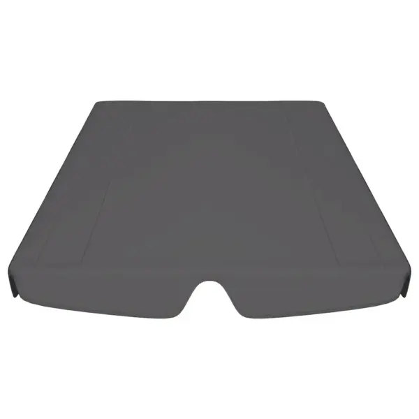 Aiakiige asenduskatus, vetthülgav PVC-kattega polüester, antratsiithall, sobib 188/168 x 145/110 cm katustele – 4