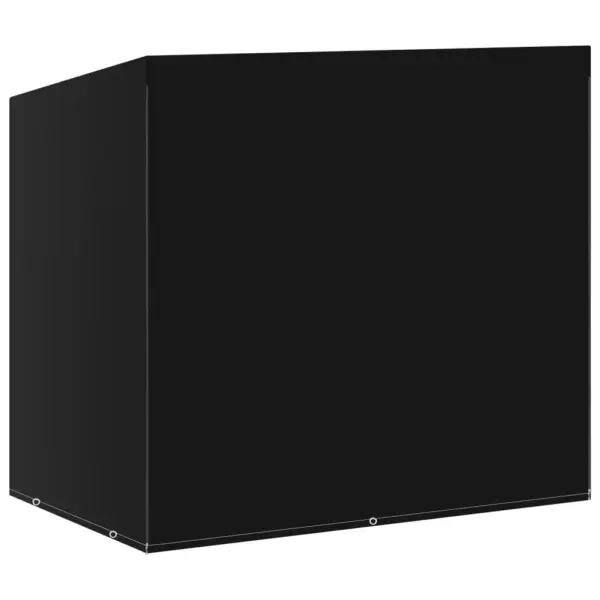 Aiakiige kaitsekatted, 2 tk, must PE, 135 x 105 x 175/140 cm, 6 kinnitusavaga – 2