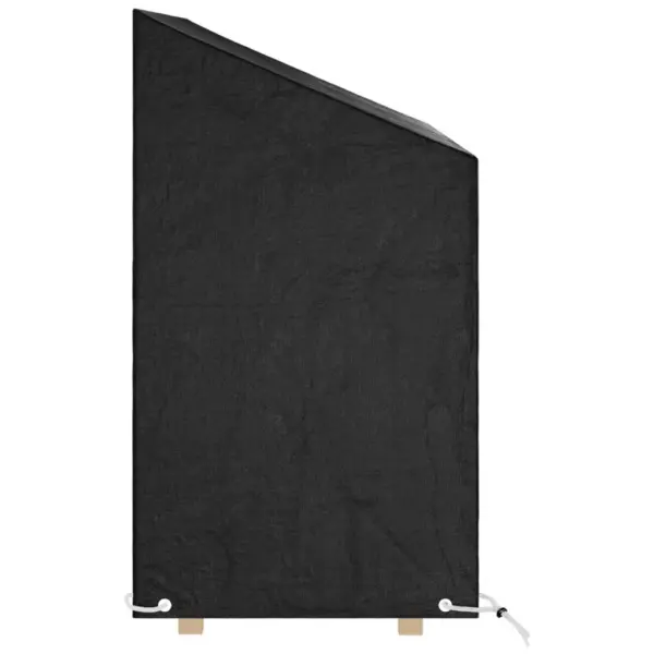 Vee- ja UV-kindlad aiapingikatted 2 tk, must PE, 8 aasa ja kinnitusnööriga, 130 x 70 x 70/88 cm – 3