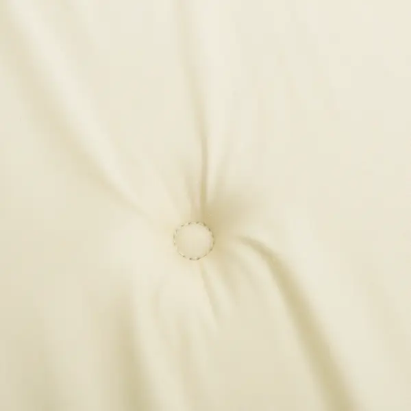 Vetthülgavad aiatooli istmepadjad, 6 tk, kreemjasvalge, oxford-kangas, 50 x 50 x 2 cm – 7