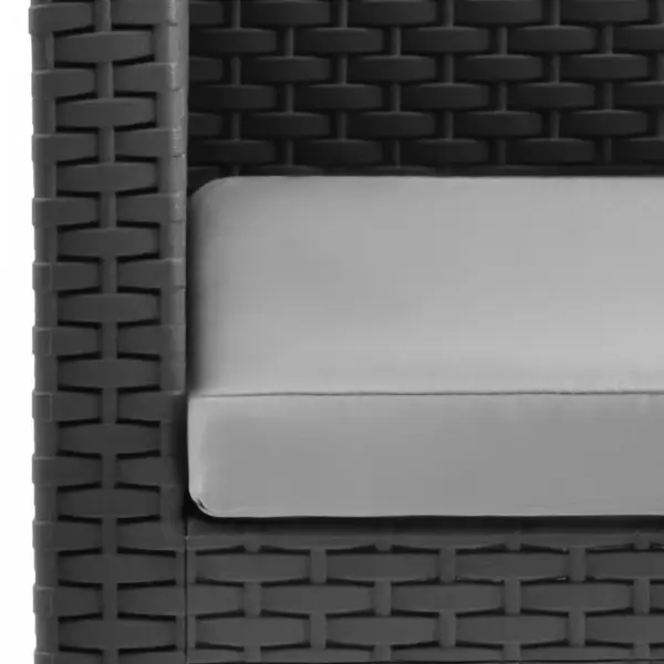 Aiatugitoolid istmepatjadega, 2 tk, antratsiithall, rotangi välimusega PP, 63 x 65 x 76 cm – 6