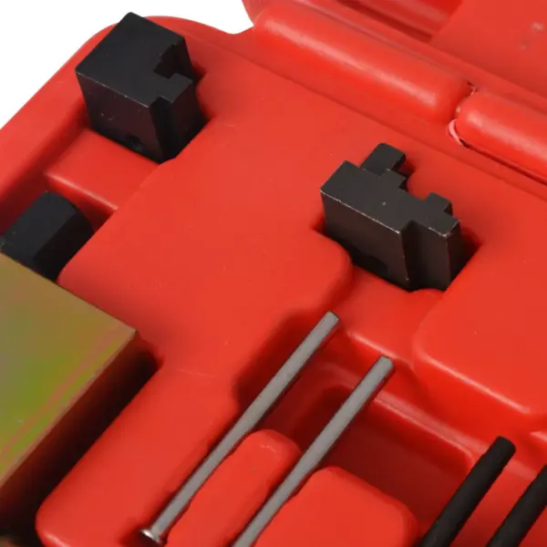 Ajastusketi neetimise tööriistakomplekt Mercedes/Chrysler/Jeep mootoritele, teras, hoiukohver 26,5 x 21,5 x 6 cm – 3