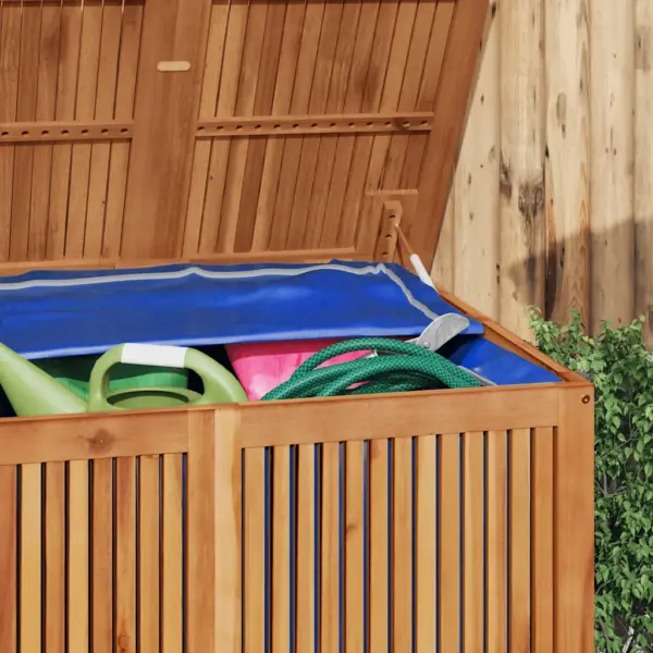 Aia hoiukast akaatsiapuidust, 200 x 80 x 75 cm, pruun, veekindla sisekotiga – 4