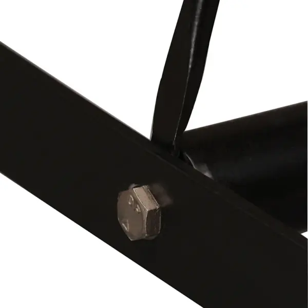 Industriaalne baarilaud akaatsiapuidust lauaplaadiga, 60 x 60 x 107 cm – 4