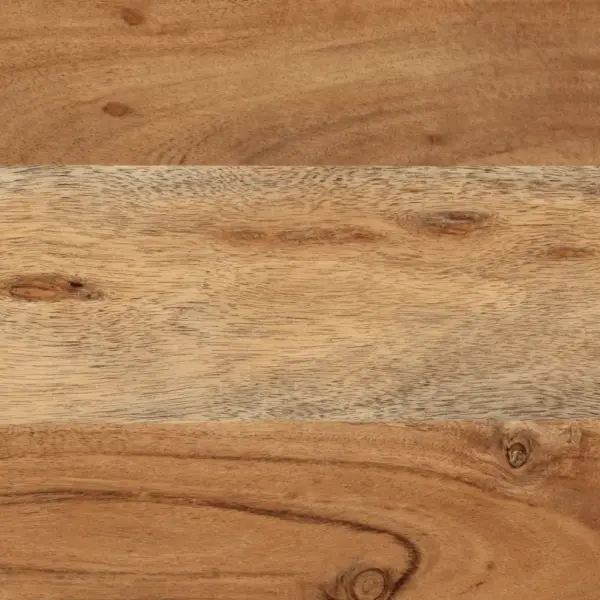 Akaatsiapuidust hoiukast musta rauast raamiga, 60 x 30 x 30 cm – 9