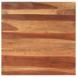 Akaatsiapuidust lauaplaat meekarva viimistlusega, 80 x 80 cm