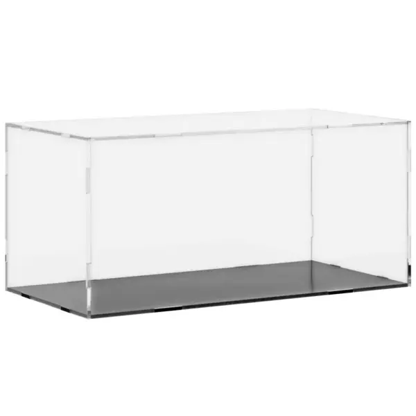 Läbipaistev akrüülist vitriinkarp musta põhjaga, 24 x 12 x 11 cm – 2