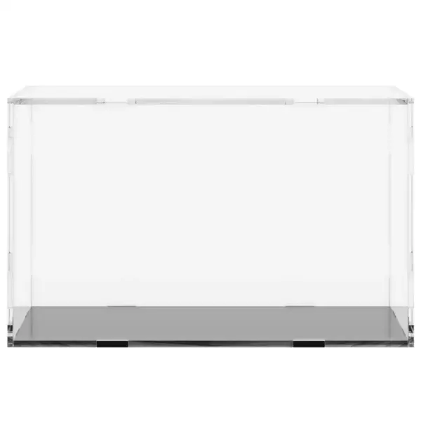 Läbipaistev-must akrüülist vitriinkarp, tolmukindel, 31 x 17 x 19 cm – 3