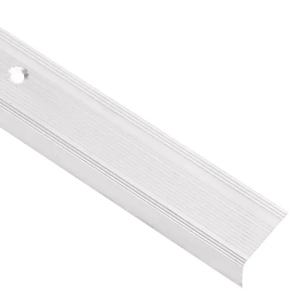 L-kujulised trepiservakaitsmed libisemiskindla sisetükiga, alumiinium, hõbedane, 100 cm, 15 tk – 4