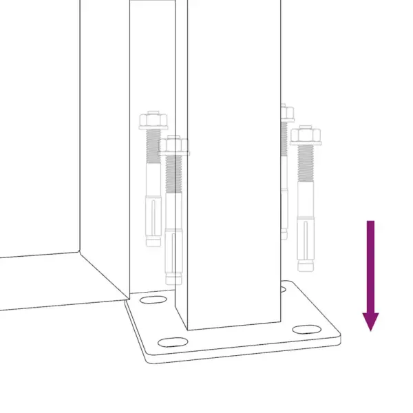 Antratsiithall terasest aiavärav murukujundusega, 100 x 100 cm – 8