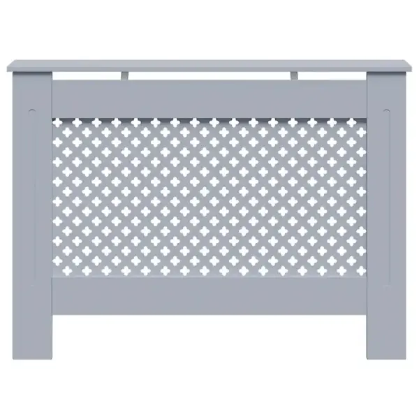 Ristmustriga radiaatorikate, antratsiithall MDF, 112 x 19 x 81,5 cm – 4