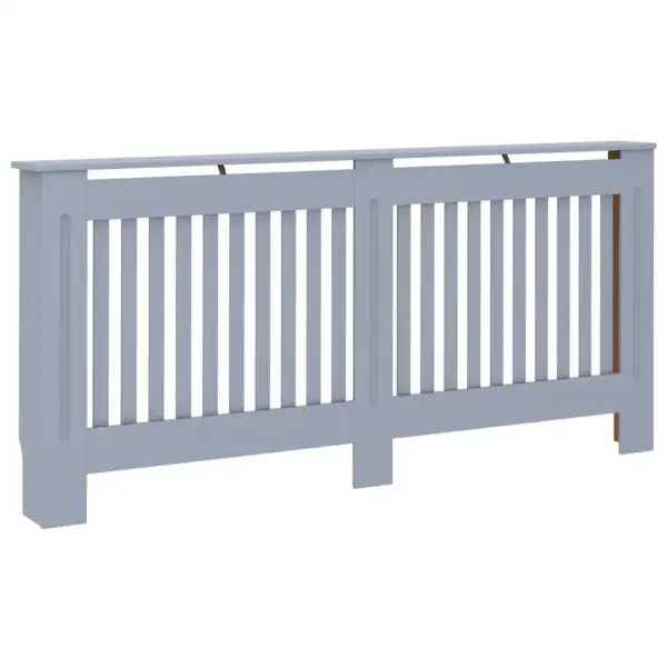 Radiaatorikate riiulina kasutatav, antratsiithall MDF, 172 x 19 x 81,5 cm – 2