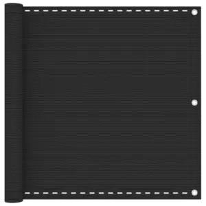 Rõdusirm privaatsuseks, antratsiithall HDPE, 90 x 300 cm