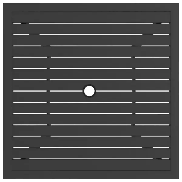 Antratsiithall terasest aialaud päevavarju avaga, liistudega lauaplaat, 81,5 x 81,5 x 72 cm – 3